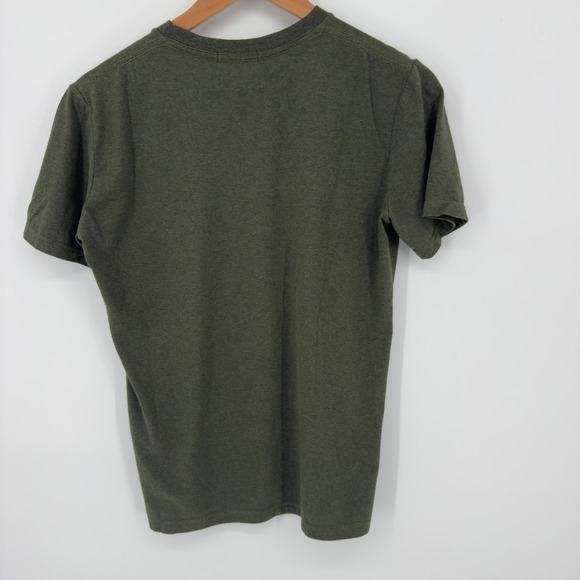 Gustin Mens XS Green Pocket T-Shirt Short Sleeve Casual Cotton Tee USA Made - Picture 4 of 6